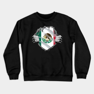 Proud Mexico Flag, Mexico gift heritage, Mexican girl Boy Friend Mexicano Chingona Crewneck Sweatshirt